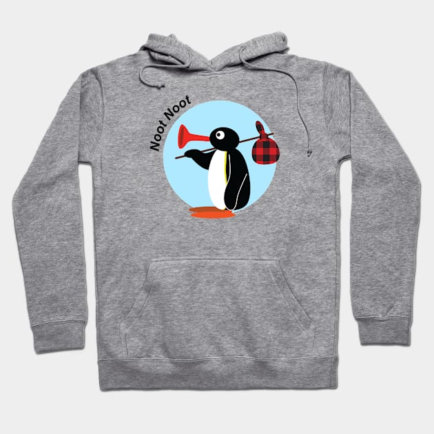 Pingu - Noot Noot Hoodie by stickerfule